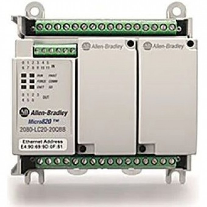 Контроллер ROCKWELL AUTOMATION Bulletin 2080 Micro 820 Series 20 цифровых входов/выходов 1954286